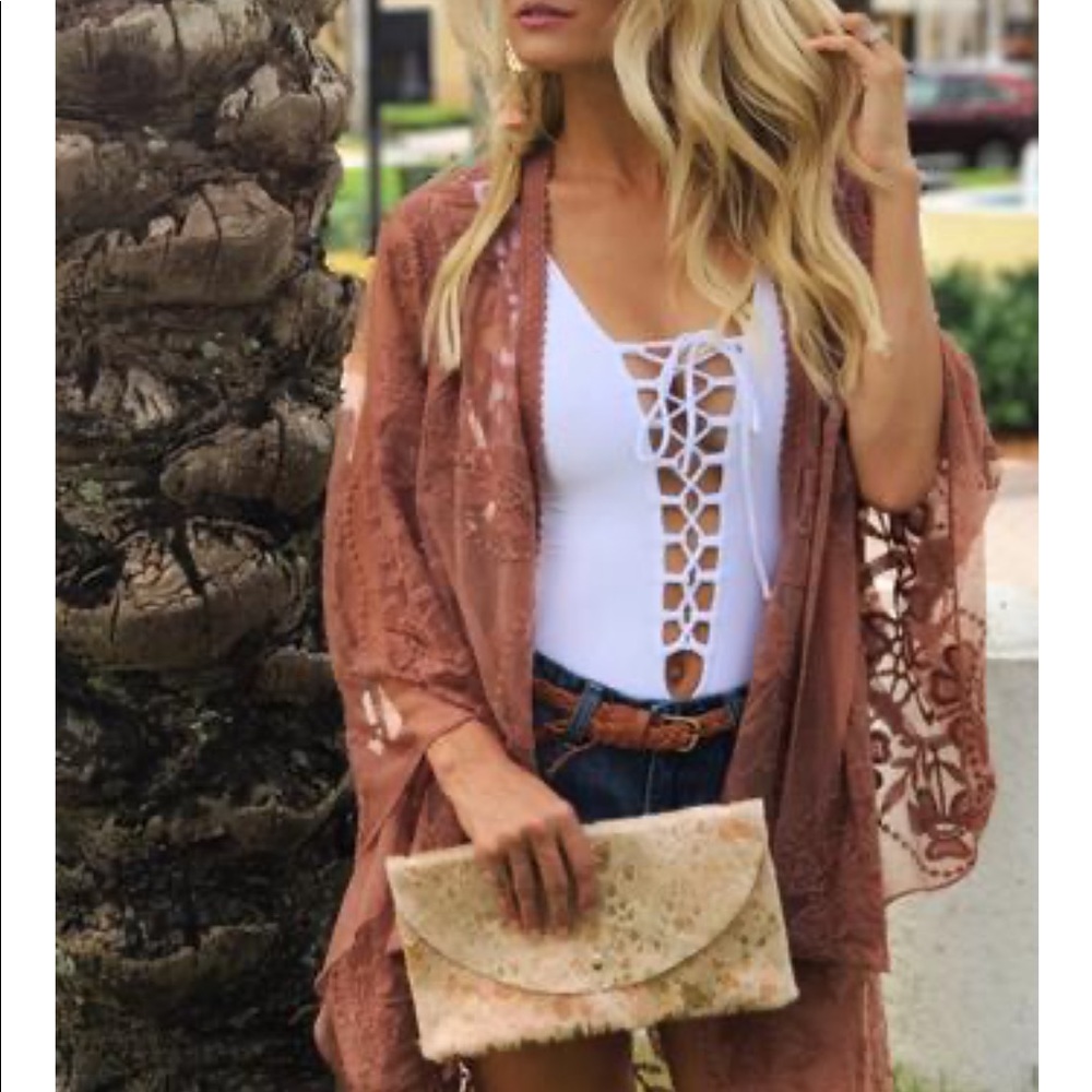 Floral Lace Kimono